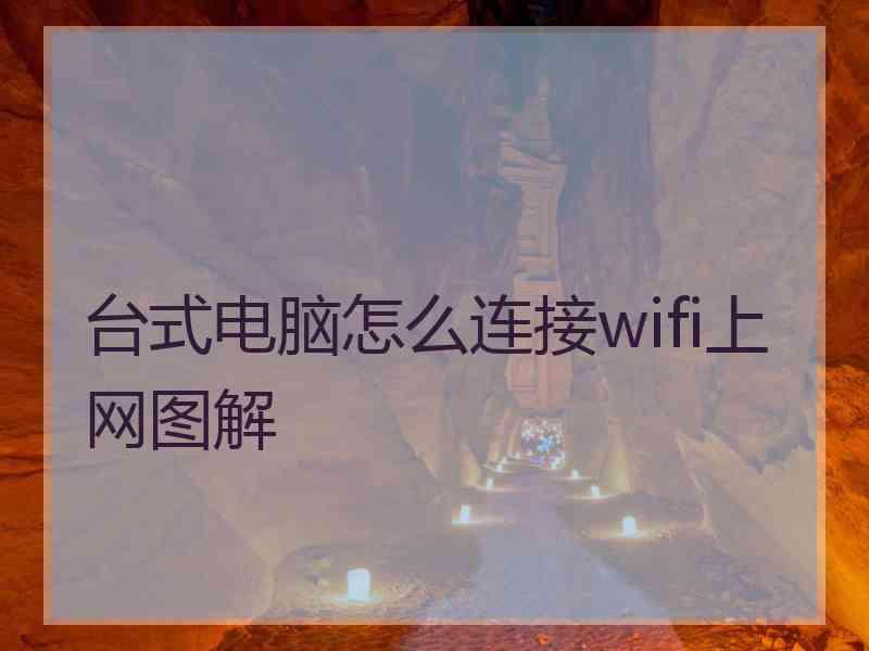 台式电脑怎么连接wifi上网图解