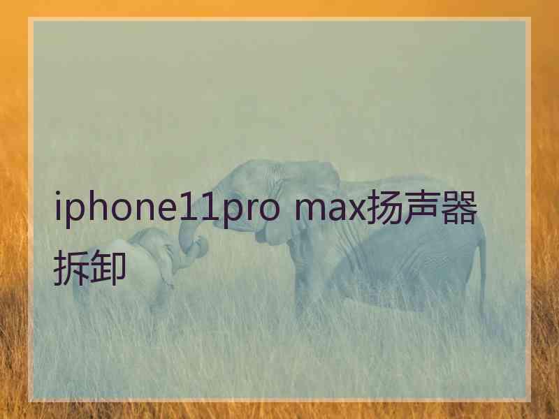 iphone11pro max扬声器拆卸