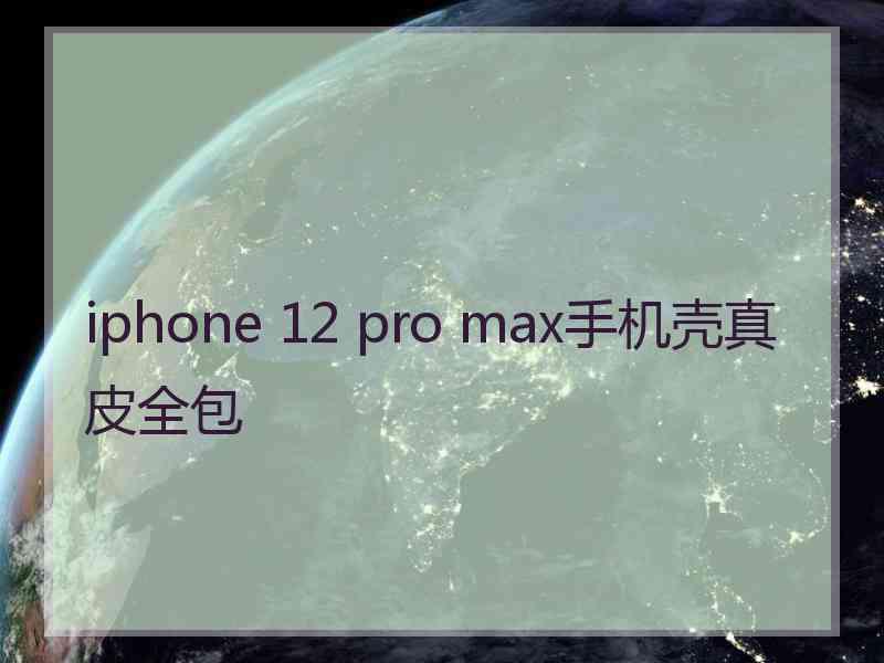 iphone 12 pro max手机壳真皮全包