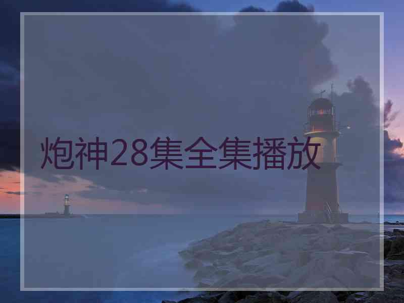 炮神28集全集播放