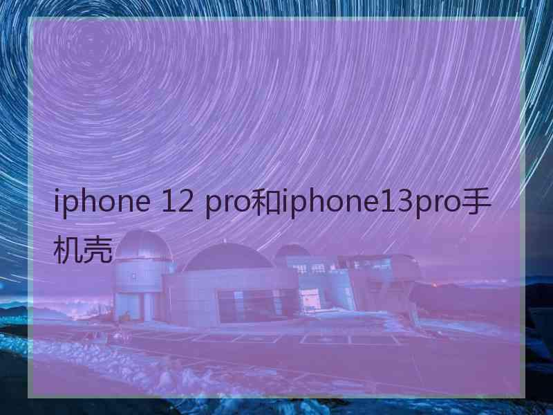 iphone 12 pro和iphone13pro手机壳