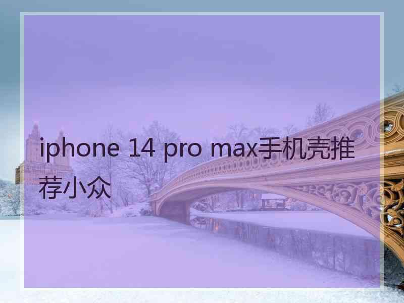 iphone 14 pro max手机壳推荐小众