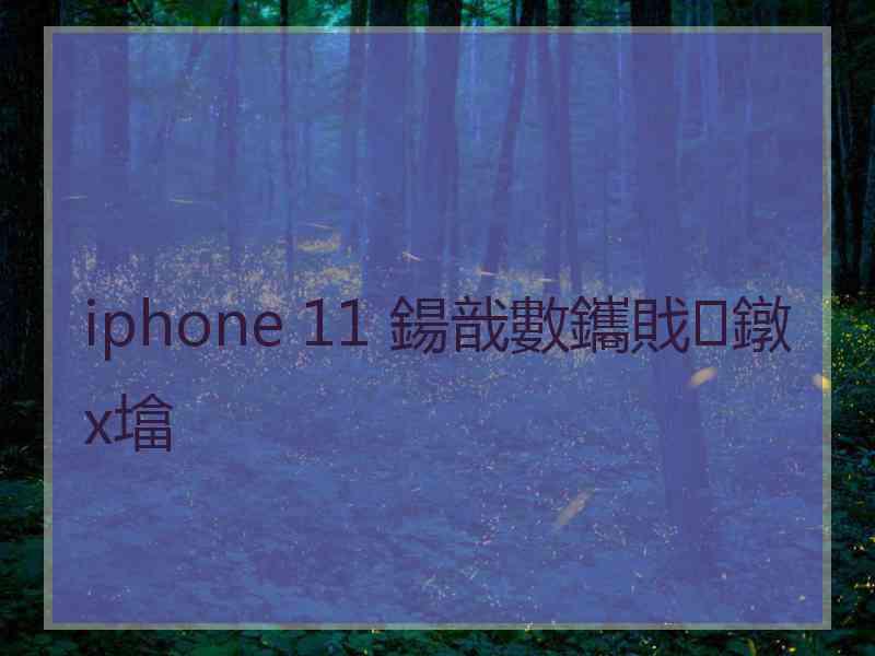 iphone 11 鍚戠數鑴戝鐓х墖