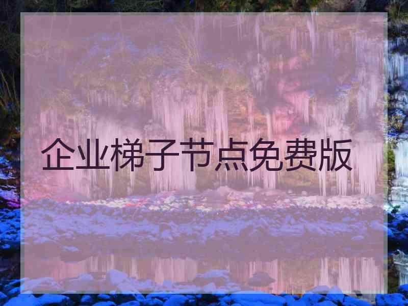 企业梯子节点免费版