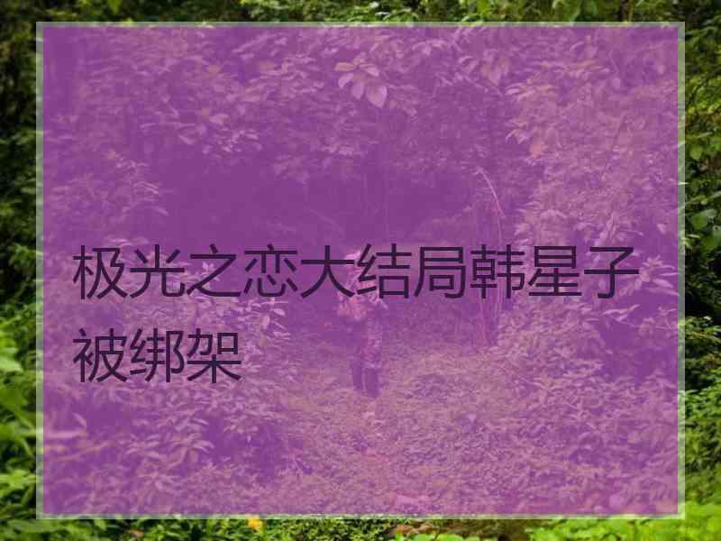 极光之恋大结局韩星子被绑架