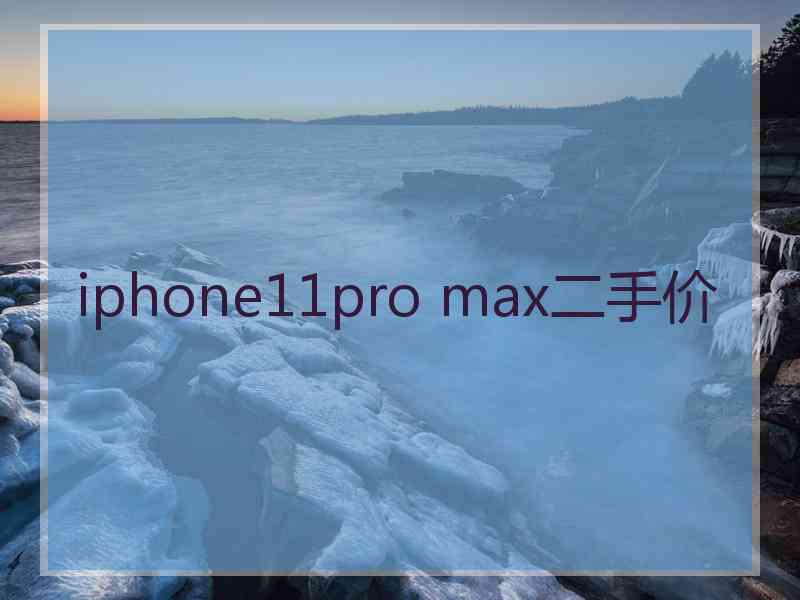 iphone11pro max二手价