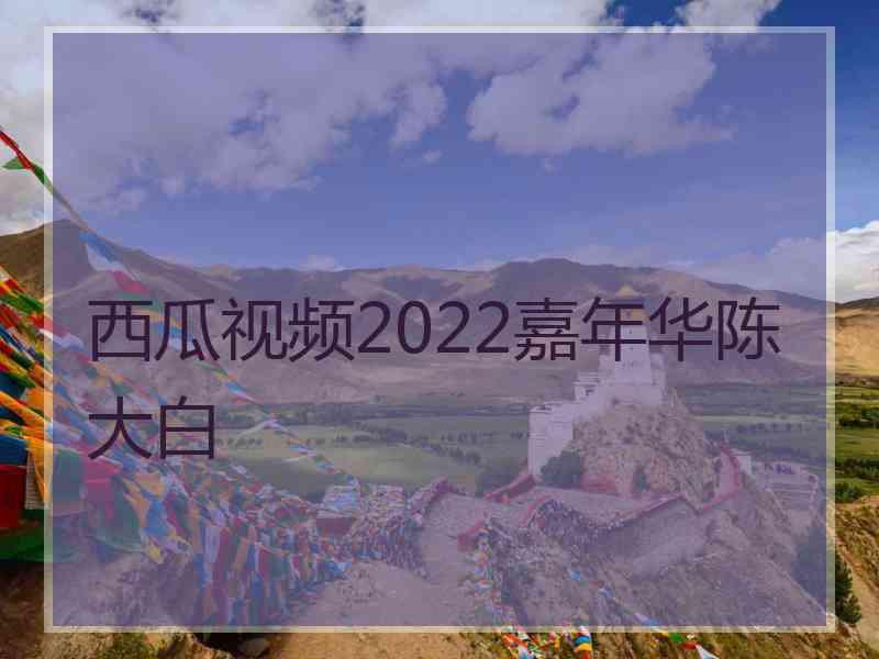 西瓜视频2022嘉年华陈大白