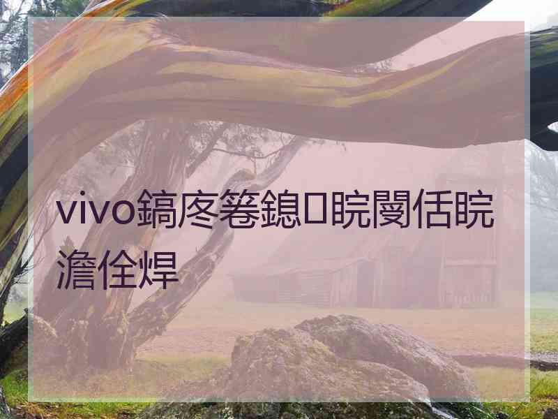 vivo鎬庝箞鎴睆閿佸睆澹佺焊