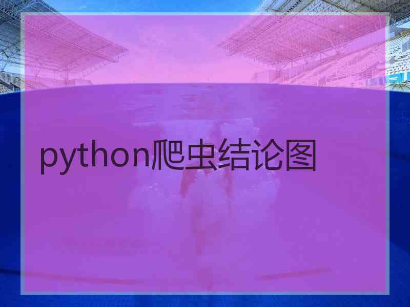 python爬虫结论图