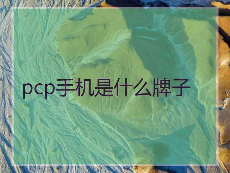 pcp手机是什么牌子