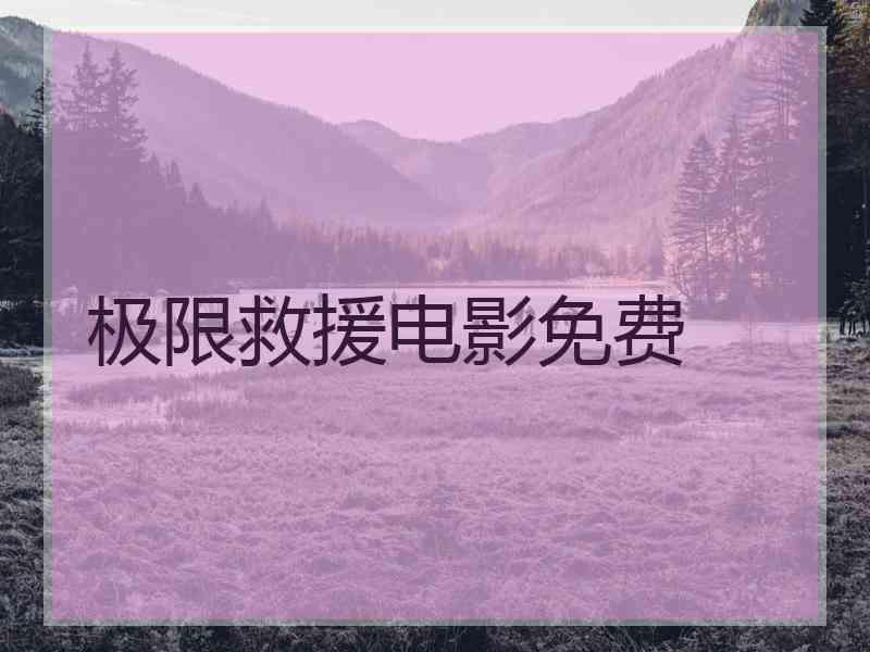 极限救援电影免费