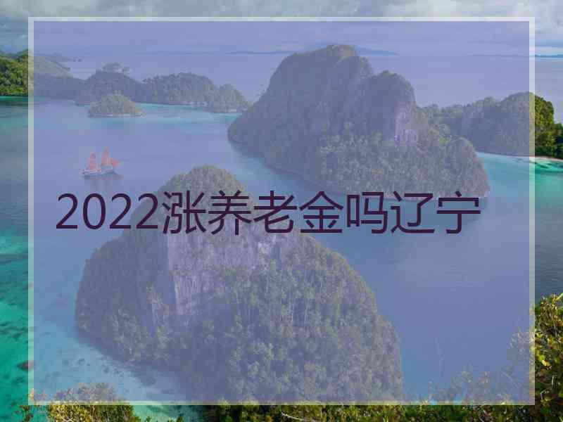 2022涨养老金吗辽宁