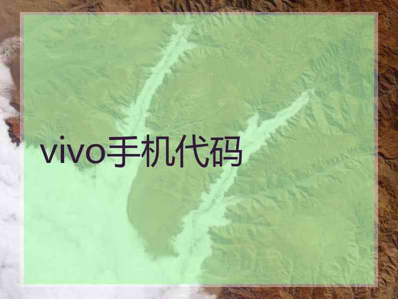 vivo手机代码