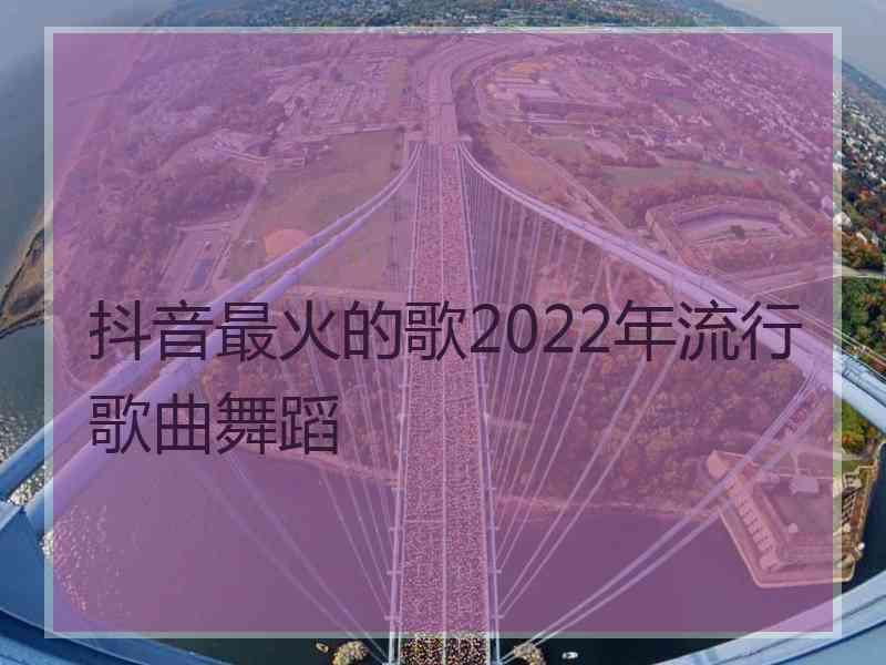 抖音最火的歌2022年流行歌曲舞蹈