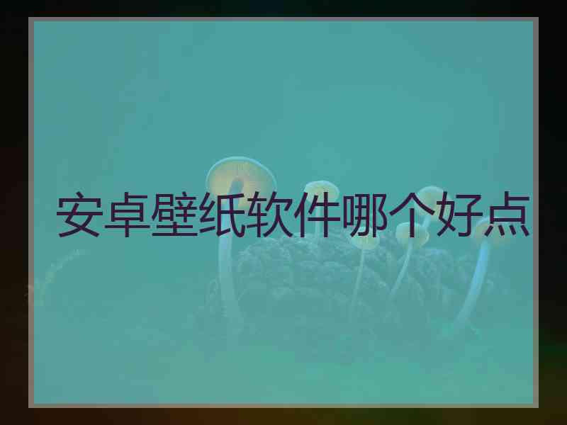 安卓壁纸软件哪个好点