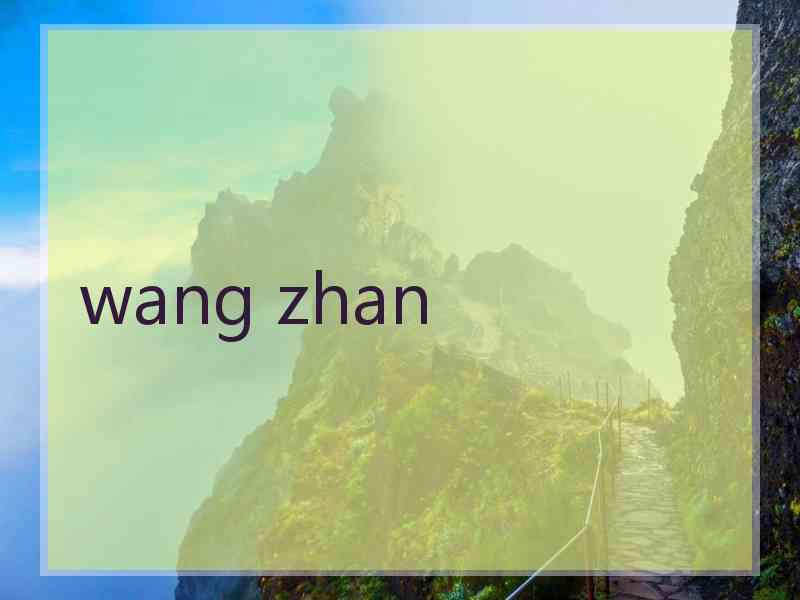 wang zhan