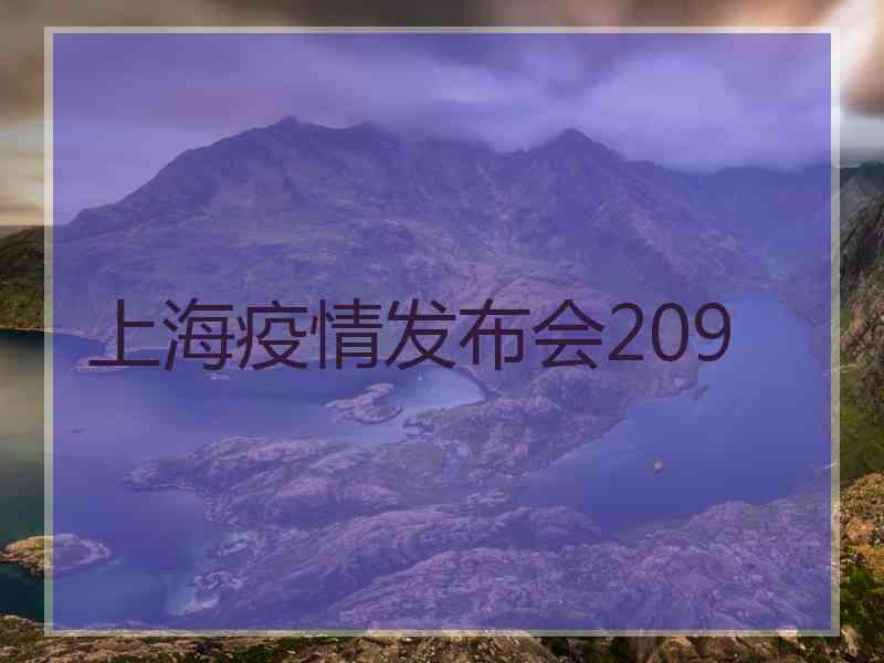 上海疫情发布会209