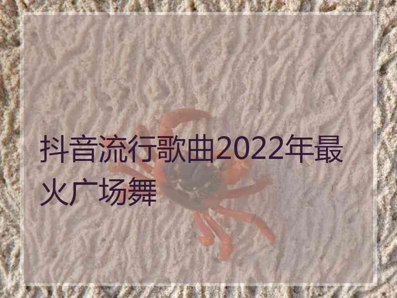 抖音流行歌曲2022年最火广场舞