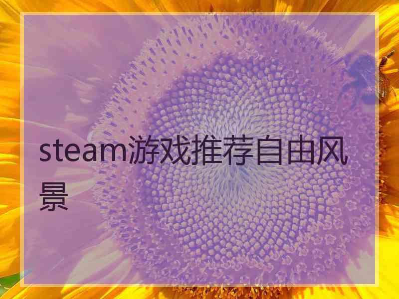 steam游戏推荐自由风景