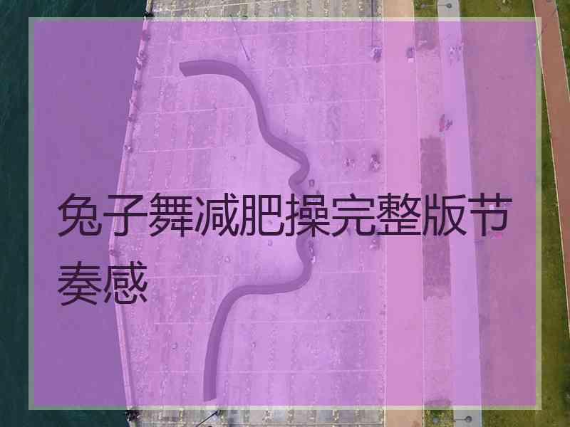 兔子舞减肥操完整版节奏感