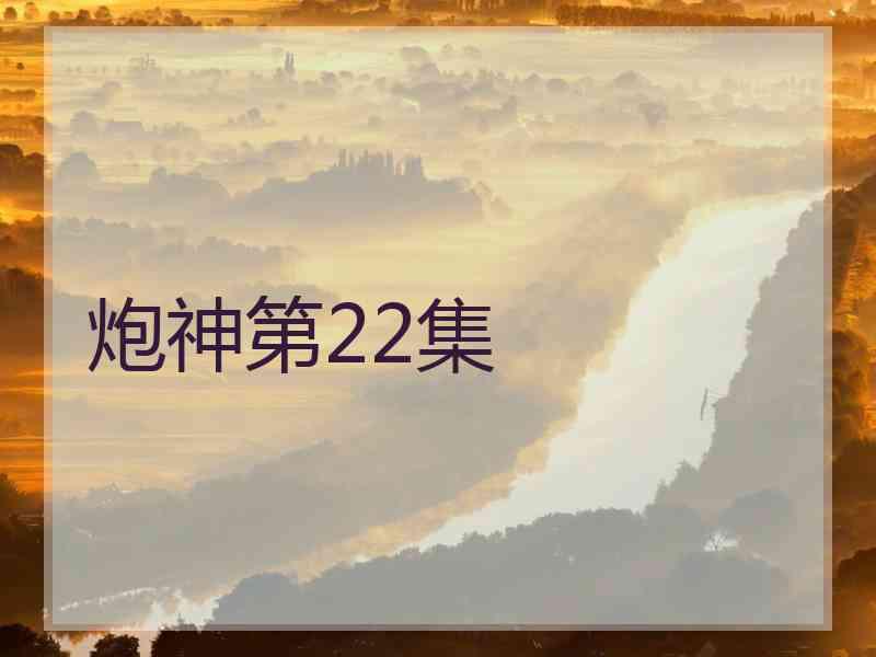 炮神第22集