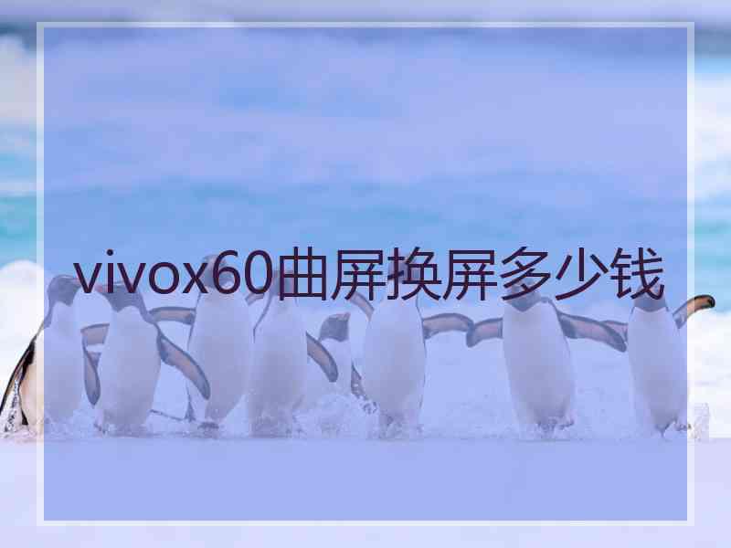 vivox60曲屏换屏多少钱