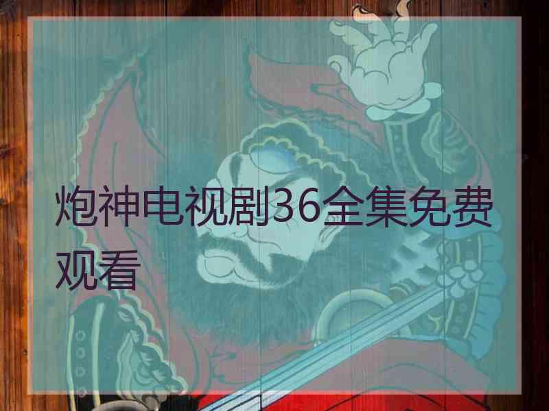 炮神电视剧36全集免费观看