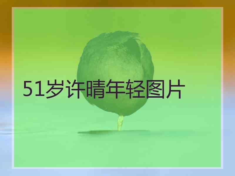 51岁许晴年轻图片