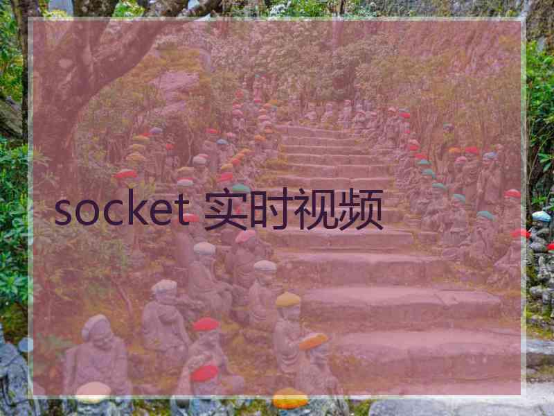 socket 实时视频