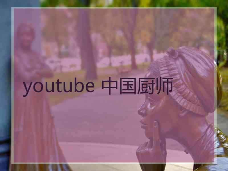 youtube 中国厨师