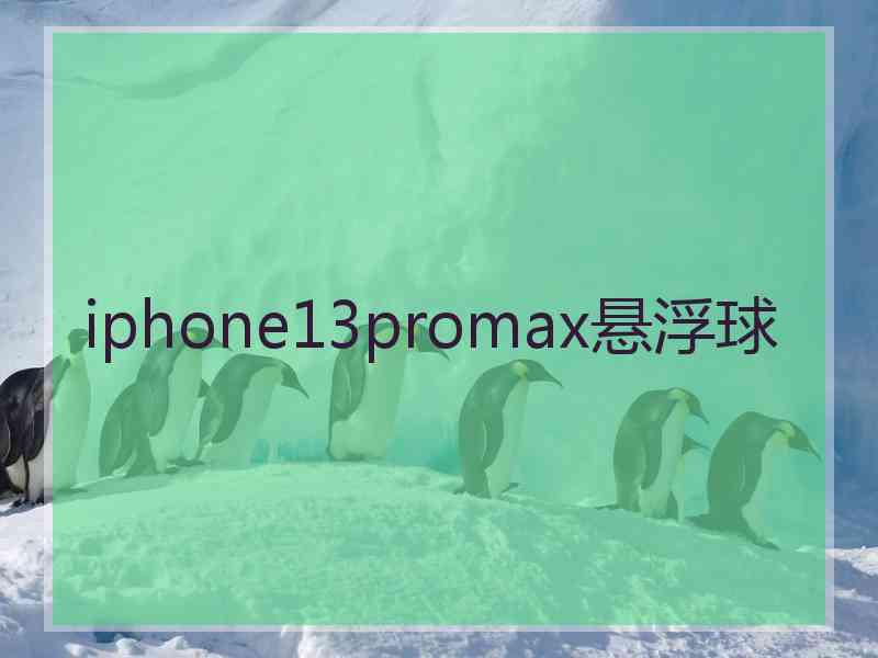 iphone13promax悬浮球