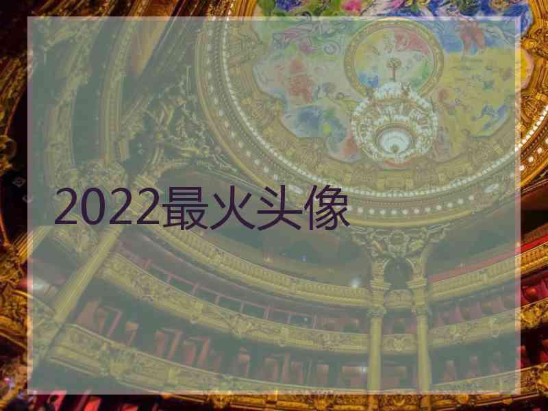 2022最火头像