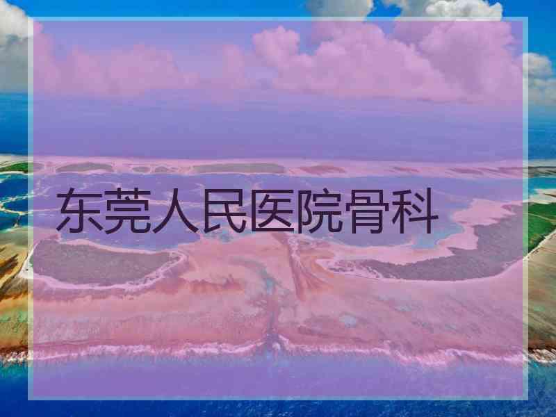 东莞人民医院骨科