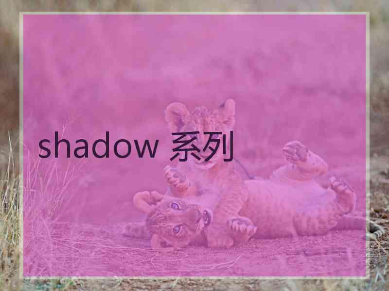 shadow 系列