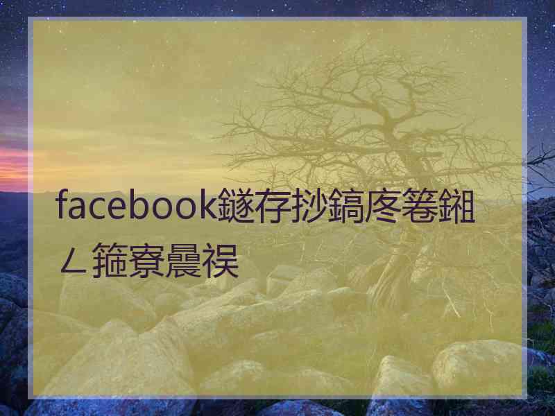 facebook鐩存挱鎬庝箞鎺ㄥ箍寮曟祦