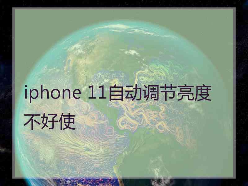 iphone 11自动调节亮度不好使