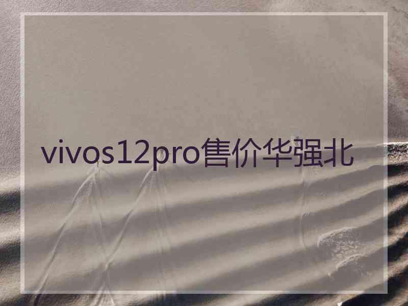 vivos12pro售价华强北