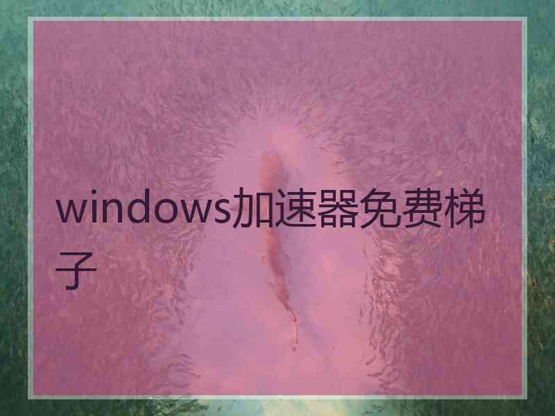 windows加速器免费梯子